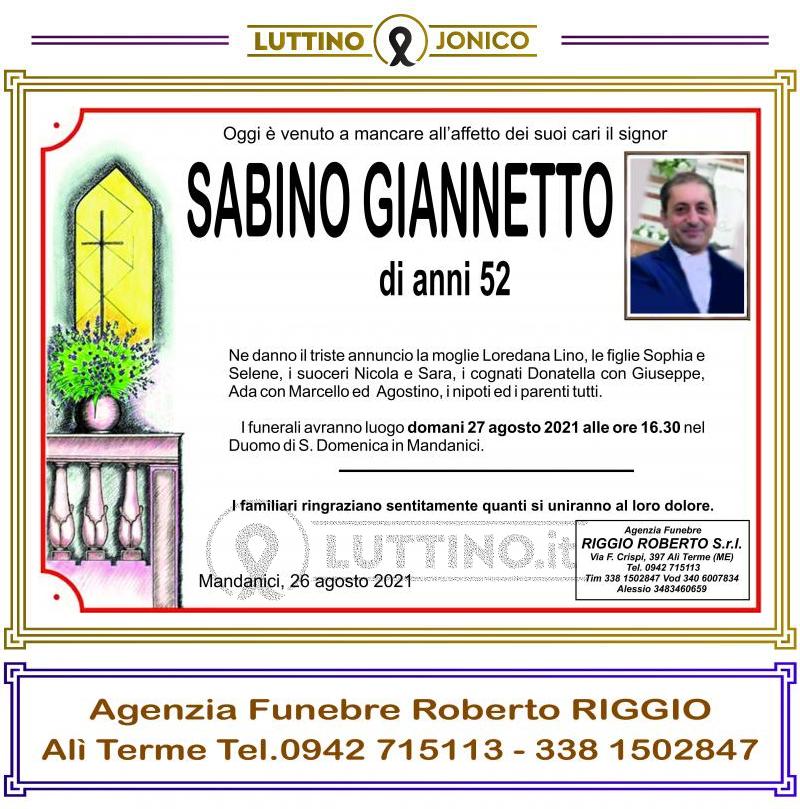 Sabino  Giannetto 